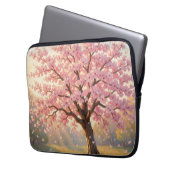 Blühender Kirschblütenbaum Frühling Laptopschutzhülle (Vorderseite Links)