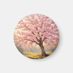 Blühender Kirschblütenbaum Frühling Magnet