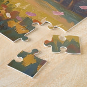 Blühender Kirschblütenbaum Frühling Puzzle (Seite)
