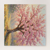 Blühender Kirschblütenbaum Frühling Puzzle (Horizontal)