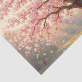 Blühender Kirschblütenbaum Frühling Seidenpapier (Ausschnitt)