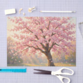 Blühender Kirschblütenbaum Frühling Seidenpapier (Handwerk)