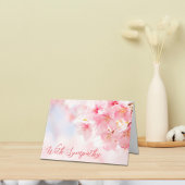 Blühender Komfort - Blank Sympathy Card Karte