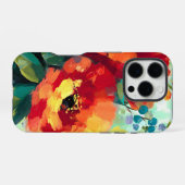 Blühender Lebendiger Blumengarten iPhone Hülle (Rückseite (Horizontal))