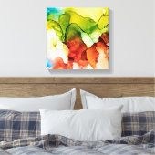 Blühender Leinwand (Insitu (Schlafzimmer))