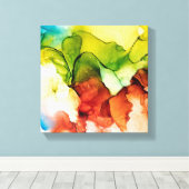 Blühender Leinwand (Insitu (Holzboden))