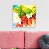 Blühender Leinwand (Insitu (Wohnzimmer))