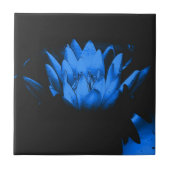 Blühender Lotus Floral Art Tile Fliese (Vorderseite)