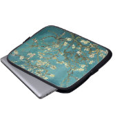 Blühender Mandelbaum - Van Gogh Laptopschutzhülle (Vorne Knopf)