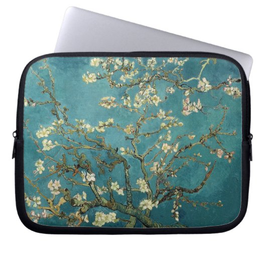 Blühender Mandelbaum - Van Gogh Laptopschutzhülle (Vorderseite)