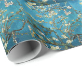 Blühender Mandelbaum, Vincent van Gogh. Geschenkpapier (Rolleneckpunkt)