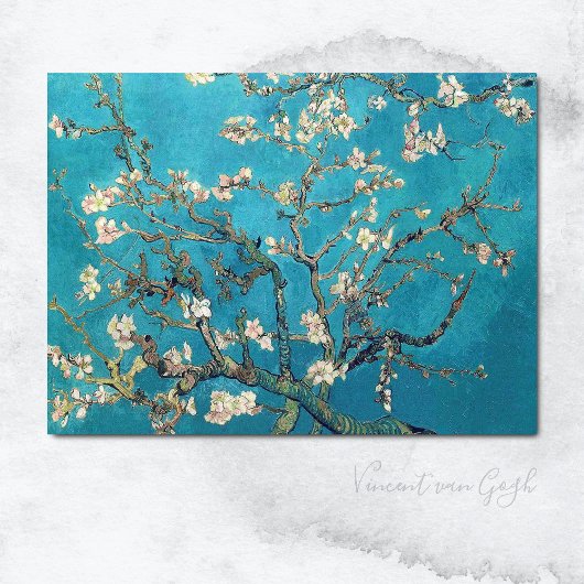 Blühender Mandelbaum Vincent van Gogh Postkarte