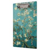 Blühender Mandelbaum Vintager Blumenvan gogh Klemmbrett (Links)