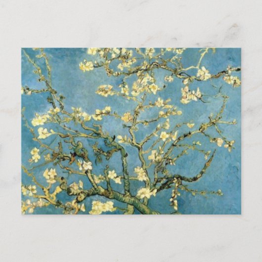 Blühender Mandelbaum von Van Gogh Postkarte (Vorderseite)
