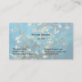 Blühender Mandelbaum von Vincent van Gogh. Visitenkarte