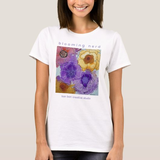 Blühender Nerd & Blumen Tee (Vorderseite)