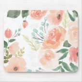 Blühender Pastellpfirsich der Freuden-| Mousepad (Vorne)