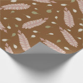 Blühender Pen-Garten – Elegantes Blumenverpackungs Geschenkpapier (Ecke)