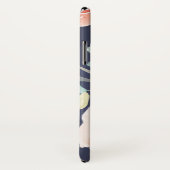 Blühender Pfirsich der Freuden-| u. blaue Rosen u. Case-Mate iPhone Hülle (Hinten/Rechts)