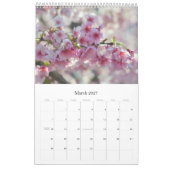 Blühender Pfirsich- und Kirschkalender 2025 Kalender (Mär 2027)