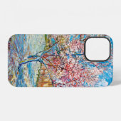 Blühender Pfirsichbaum, Van Gogh iPhone Hülle (Rückseite (Horizontal))