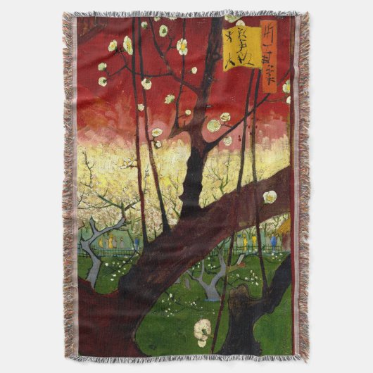 Blühender Pflaumen-Baum nach Hiroshige durch Van Decke (Vorderseite Vertikal)