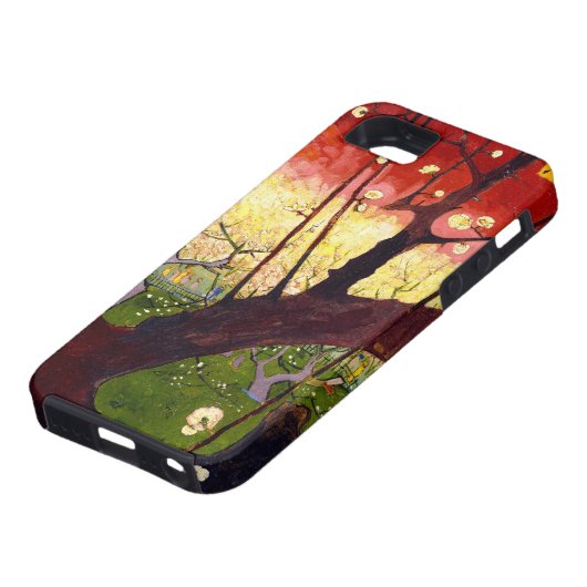 Blühender Pflaumen-Baum Van Gogh nach Hiroshige Case-Mate iPhone Hülle (unten)