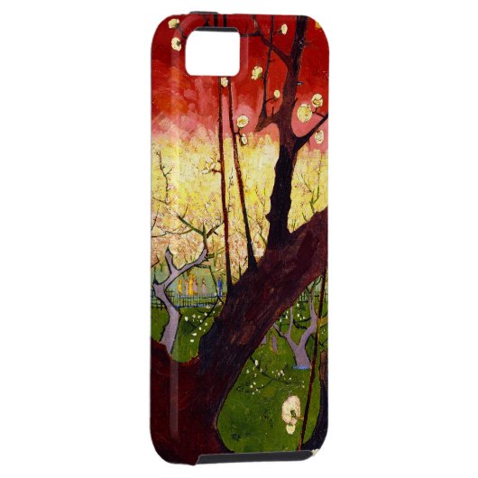 Blühender Pflaumen-Baum Van Gogh nach Hiroshige Case-Mate iPhone Hülle (Rückseite/rechts)