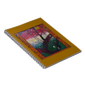 Blühender Pflaumen-Baum Van Gogh Notizblock (Rechte Seite)