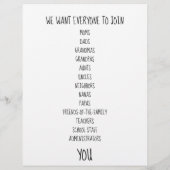 Blühender PTA-Flyer Flyer (Hinten)