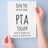 Blühender PTA-Flyer Flyer (Hand)
