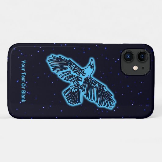 Blühender Raven auf Stars Case-Mate iPhone Hülle (Rückseite (Horizontal))
