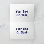 Blühender Raven auf Stars Feiertagskarte (Innenseite)