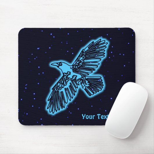 Blühender Raven auf Stars Mousepad (Mit Mouse)