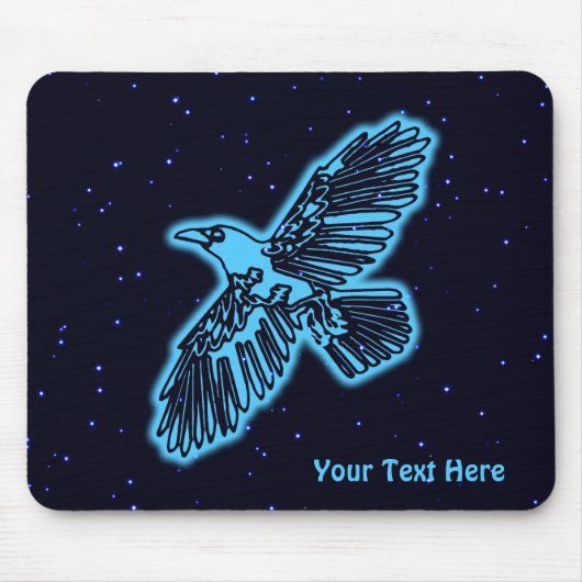 Blühender Raven auf Stars Mousepad (Vorne)