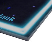 Blühender Raven auf Stars Schneidebrett (Ecke)