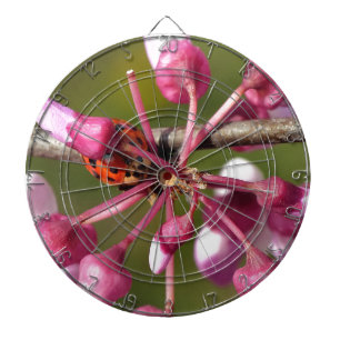 Blühender Redbug mit Ladybug Dartscheibe