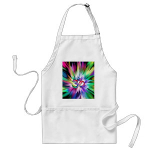 Blühender Regenbogen Lotus OM Schürze
