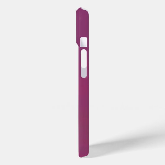 Blühender Rose Single auf Magenta Case-Mate iPhone Hülle (Rückseite / Links)
