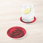 blühender Rose Untersetzer (Seite)