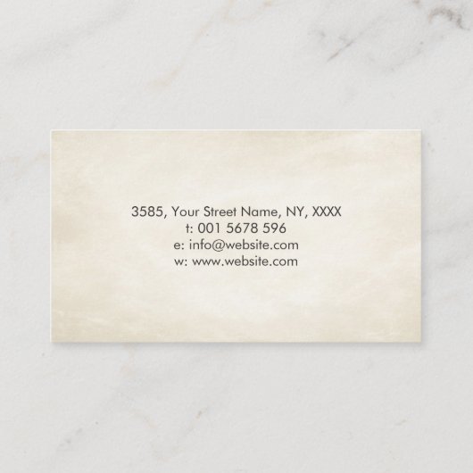 Blühender Sakura-Baum und Sonne Visitenkarte (Rückseite)