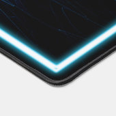 Blühender Shalom auf Etched Star von David Schreibtischunterlage (Ecke)