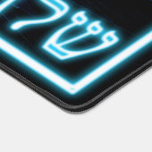 Blühender Shalom auf Etched Star von David Schreibtischunterlage (Ecke)