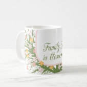 blühender Stammbaum Kaffeetasse (Vorderseite Links)