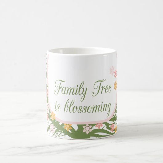 blühender Stammbaum Kaffeetasse (Mittel)