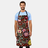 Blühender Teppich: Blühender Vintag Nahtlos. Schürze (Getragen)