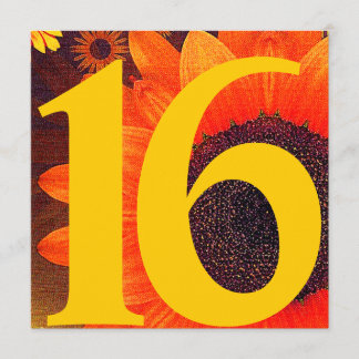 Blühender Traum 16 . Geburtstag Einladung individu