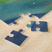 Blühender Wasserfarbener Frühlingsgarten Puzzle (Seite)