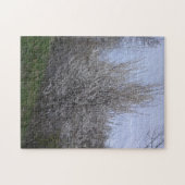 blühender weißer Baum auf dem Fluss Boise Puzzle (Horizontal)