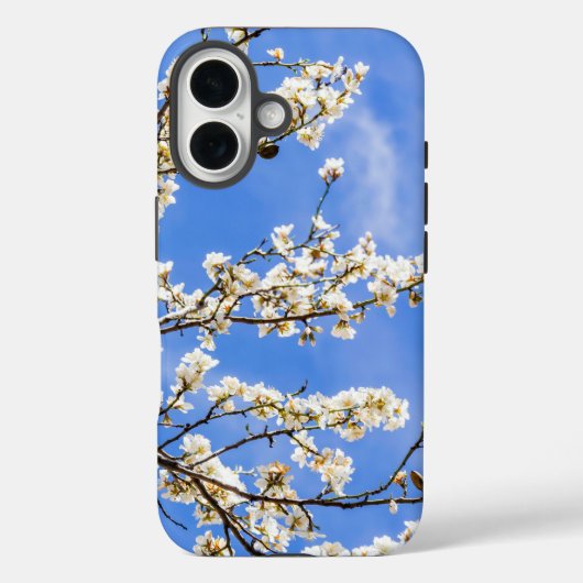 Blühender Zweig Minimalistischer Botanischer – Nat Case-Mate iPhone Hülle (Rückseite)